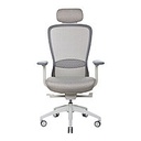 Крісло IN-POINT, спинка сітка, сидіння тканина, LIGHT GREY + M61002. Гарантія 36 міс. 