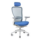 Крісло IN-POINT, спинка сітка, сидіння тканина, колір LIGHT GREY +M66009. Гарантія 36 міс. 