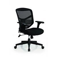 Крісло Enjoy, Comfort Seating, Спинка сітка, Сидіння чорна тканина, без підголівника. Гарантія 36 міс.