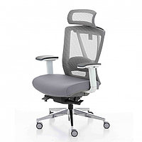 Крісло офісне ERGO CHAIR 2, модель 5001HW-02  (білий корпус, сітка BM 702 + тканина SF 502)